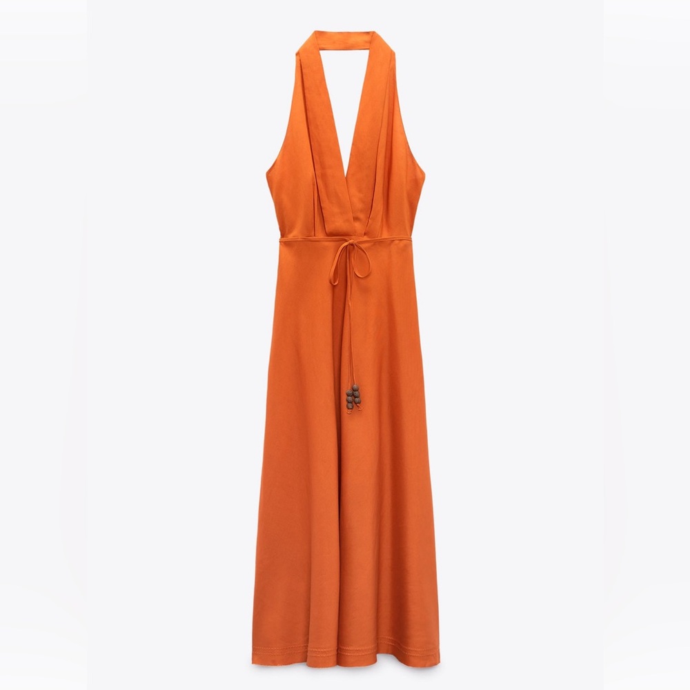 NWT Zara Line Blend Midi Tunic Dress
